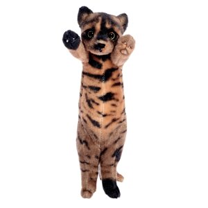 Мягкая игрушка «Котенок полосатый», цвет буро-серый, 23 см