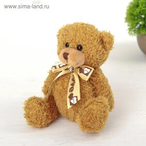 Мягкая игрушка «Медведь с бантом», цвет МИКС