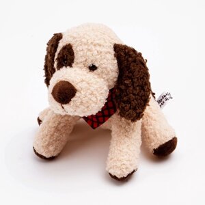 Мягкая игрушка «Собака», 14,5 см, цвет бежевый