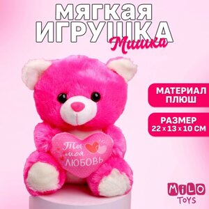 Мягкая игрушка «Ты моя любовь», медведь, цвета МИКС
