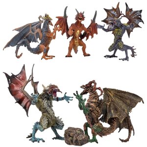 Набор фигурок «Мир драконов»5 драконов, 1 аксессуар