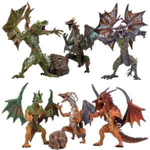 Набор фигурок «Мир драконов»6 драконов, 2 аксессуара