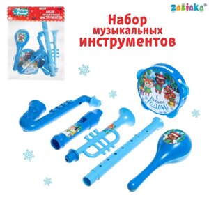 Набор музыкальных инструментов «С Новым годом! цвет синий