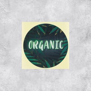 Набор наклеек для бизнеса Organic, 50 шт, 4 4 см