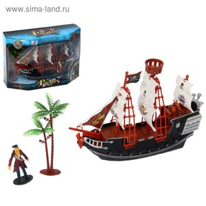 Набор пиратов «Корабль у острова»
