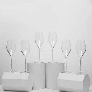 Набор стеклянных бокалов для вина Swan, 320 мл, 6 шт