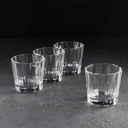 Набор стеклянных стаканов Nude «Хемингуэй», 330 мл, 4 шт