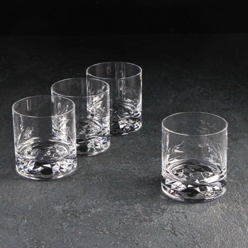 Набор стеклянных стаканов Nude «Клаб», 250 мл, 4 шт