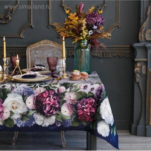 Набор столовый «Этель»Цветочный этюд», скатерть 110 150 см, салфетки 40 40 см, 4 шт., хлопок 100 %