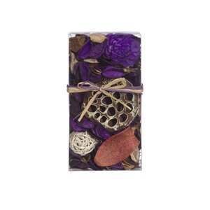 Набор сухоцветов из натуральных материалов с ароматом лаванды «Вещицы», короб 2010,56 см