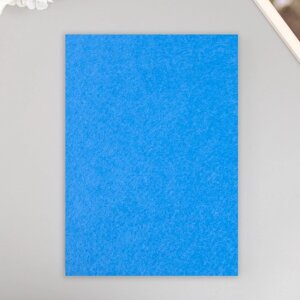 Набор жесткого фетра "Астра"3 шт) небесно-синий, 3 мм, 20х30 см