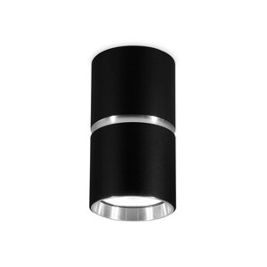 Накладной точечный Светильник Ambrella light GU10/LED max 12 Вт, 55x55x100 мм, цвет чёрный