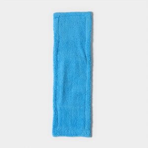 Насадка для плоской швабры Доляна, 4212 см, микрофибра, цвет синий