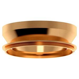 Насадка задняя накладная для корпуса светильника с диаметром отверстия D85mm Ambrella light, DIY Spot, N8909, цвет золото желтое полированное