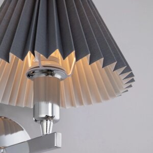 Настенный светильник с декоративным абажуром Peony, 40Вт, E14, 24x24x22 см