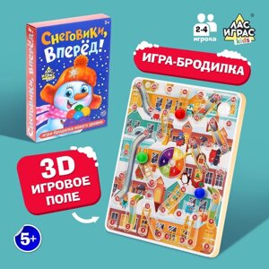 Настольная игра-бродилка «Снеговики, вперёд!2-4 игрока, 4+