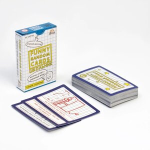 Настольная игра для компании детей и взрослых "Funny Random Cards", 54 карточки, 9 х 6 см