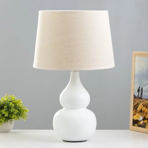 Настольная лампа "Омоле" E27 40Вт белый 30х30х47,5 см RISALUX