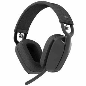 Наушники LOGITECH ZONE Vibe 100, компьютерные, микрофон, беспроводные, чёрные