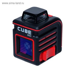 Нивелир лазерный ADA Cube 360 Basic Edition, 2 луча, 20/70м, 0.3 мм/м, 1/4"