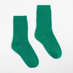 Носки детские однотонные MINAKU цв. зеленый, р-р 17-18 см