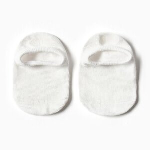 Носки детские со стопперами MINAKU, цв. белый , р-р 9 см