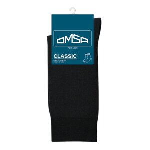 Носки мужские OMSA CLASSIC, размер 42-44, цвет nero