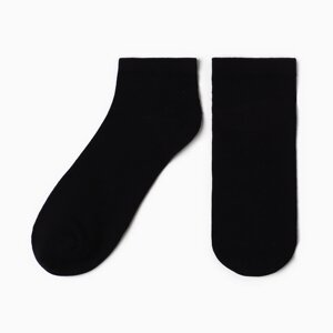 Носки мужские укороченные, цвет черный, размер 27
