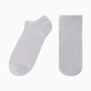 Носки мужские укороченные MINAKU цвет светло-серый, размер 42-43 (29 см)