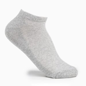 Носки мужские укороченные сетка, цвет серый, размер 25