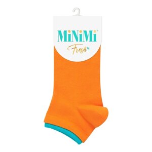 Носки женские MiNiMi Fresh с двойной резинкой, размер 35-38, цвет orange