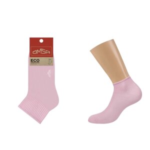 Носки женские OMSA ECO средней длины, размер 35-38, цвет rosa