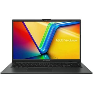 Ноутбук ASUS vivobook go 15 E1504FA-BQ090,15.6", R5 7520U, 8 гб, SSD 512 гб, AMD radeon, noos, черный