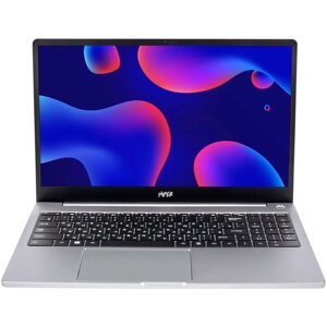 Ноутбук Hiper Expertbook, 15.6", R5 5600U, 16 Gb, SSD 512Gb, AMD Radeon, FDos, серый