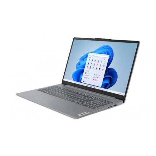 Ноутбук Lenovo IdeaPad 3 Slim 15IAN8, 15.6", Intel N100, 8 Гб, SSD 128 Гб, Intel UHD, серый