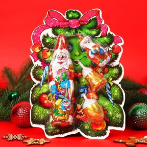 Новогодний набор: Дед Мороз, Колокольчик, Шишка", 108 г