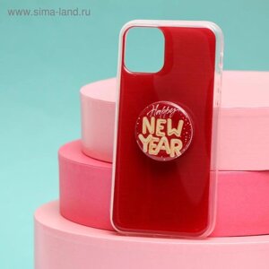 Новогодний подарочный набор, чехол для телефона с держателем «С Новым Годом», на iPhone 11 PRO