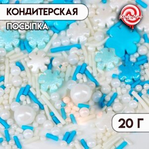 Новогодняя кондитерская посыпка "Новогодний микс №4", 20 г