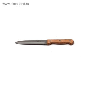 Нож кухонный Atlantis, цвет коричневый, 13 см