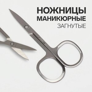 Ножницы маникюрные, загнутые, широкие, 9 см