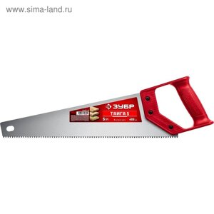 Ножовка "ЗУБР ТАЙГА-5" 15083-40, 400 мм, 5 TPI, быстрый рез поперек волокон