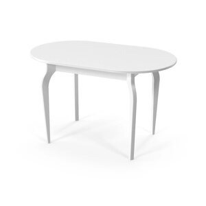 Обеденный стол KAMELOT, 1200 700 750 мм, овальный, цвет белый