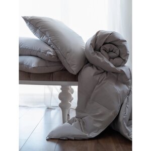 Одеяло сверхлёгкое пуховое Masuria, размер 140х205 см, цвет серый