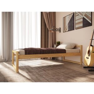 Односпальная кровать «Онтарио», 70 160 см, массив сосны, без покрытия