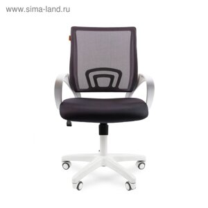 Офисное кресло Chairman 696, белый пластик, серый
