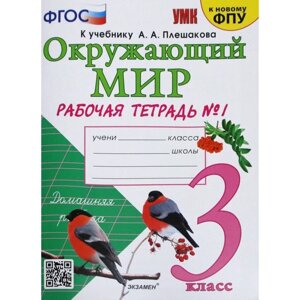 Окружающий мир. 3 класс. Часть 1. Рабочая тетрадь. К учебнику А. А. Плешакова. Соколова Н. А.