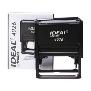 Оснастка для штампа автоматическая Trodat IDEAL 4926, 75 x 38 мм, корпус чёрный