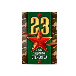 Открытка «С 23 Февраля! праздник, 12 х 18 см