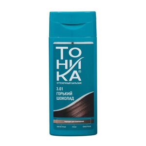 Оттеночный бальзам для волос "Тоника"Биоламинирование", тон 3.01, горький шоколад