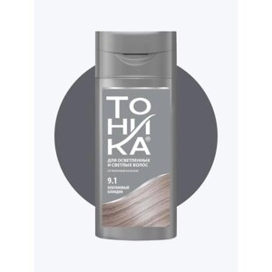 Оттеночный бальзам для волос "Тоника", тон 9.1, платиновый, блондин